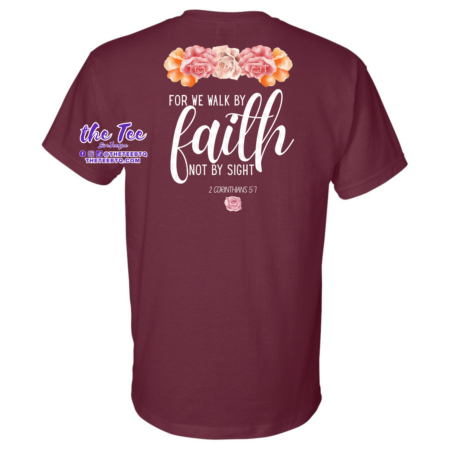 For We Walk By Faith (Front & Back)